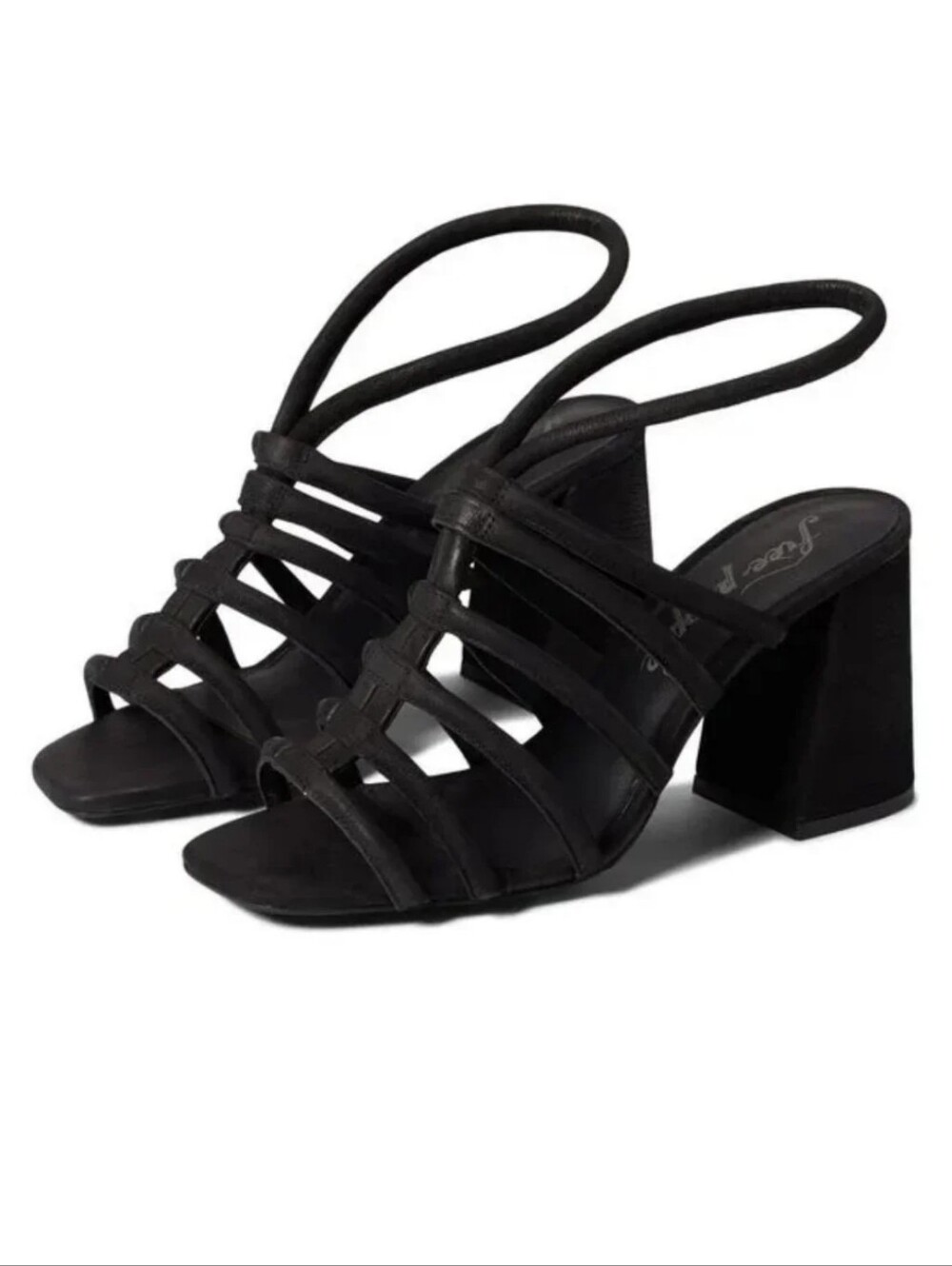 FREE PEOPLE Colette Cinched Block Heel Sandals - Size 9 - NWT
